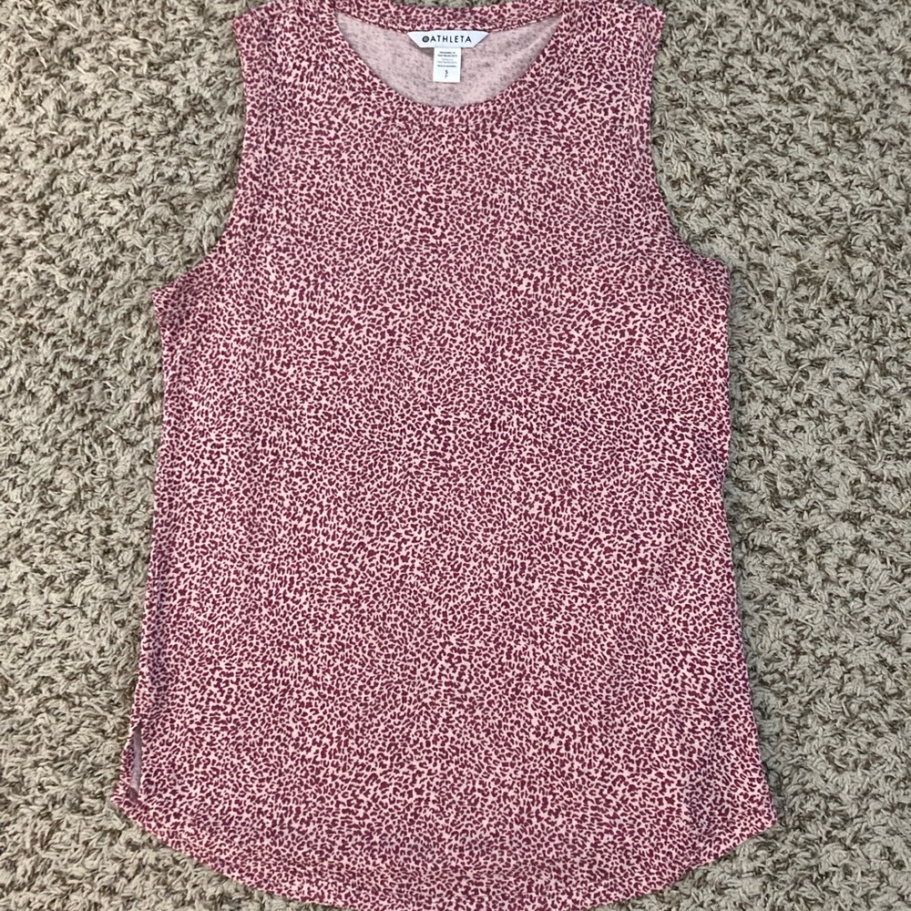 Athleta Pink Leopard Breezy Tank Camisole